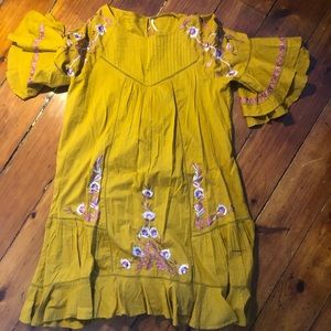 Free People Yellow Dress🌻